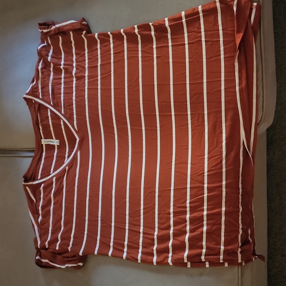 Zenana size 1X oversized striped tunic